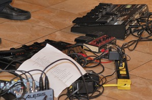 The maze of controls at MP's feet